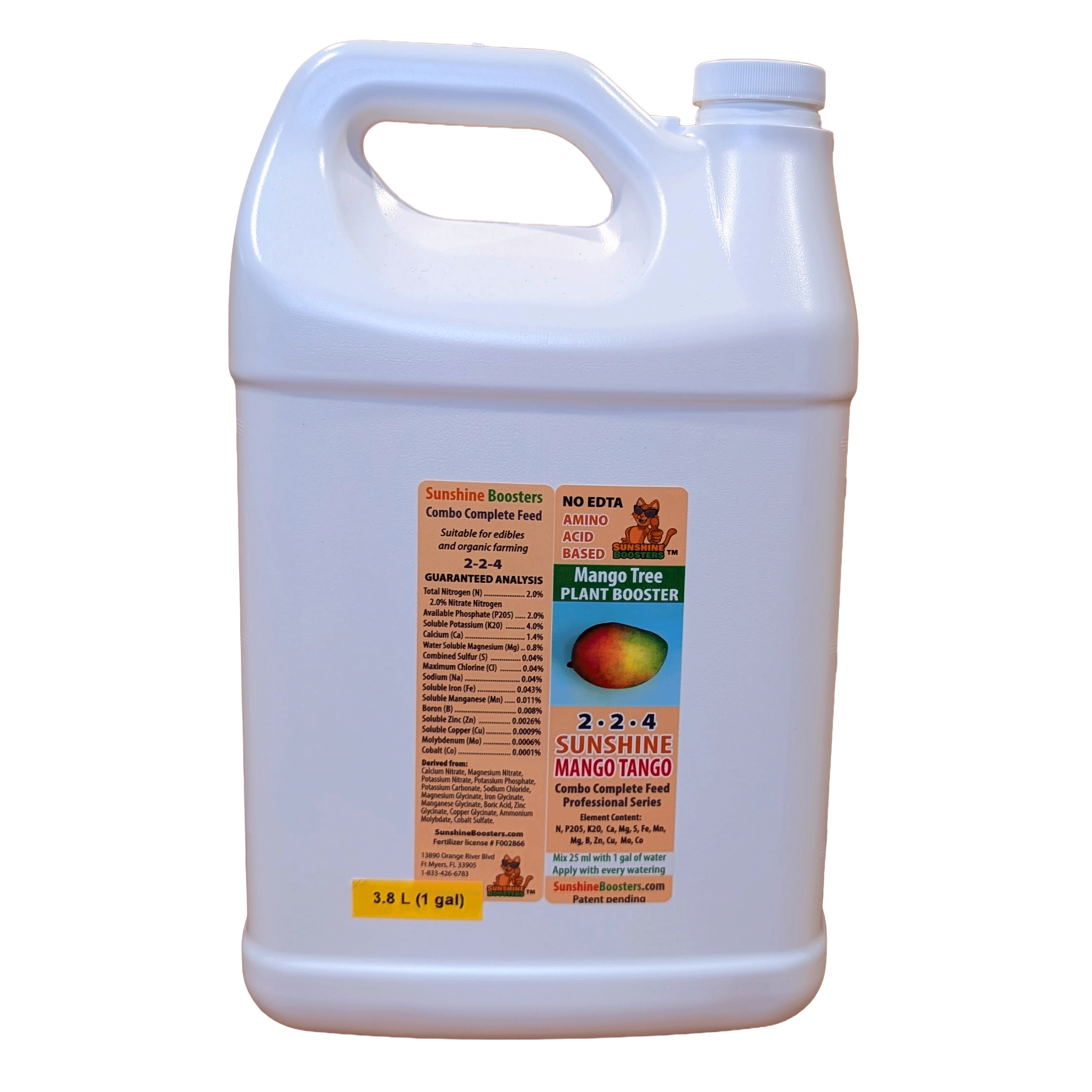 SUNSHINE Mango Tango - Mango Tree Booster, 1 gal, fertilizer SUNSHINE Mango Tango - Mango Tree Booster, 1 gal, fertilizer