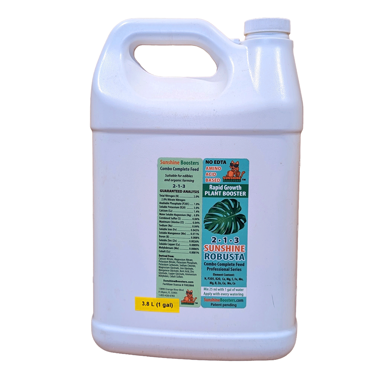 SUNSHINE Robusta - Vegetative Vigor Booster, 1 gal, fertilizer SUNSHINE Robusta - Vegetative Vigor Booster, 1 gal, fertilizer