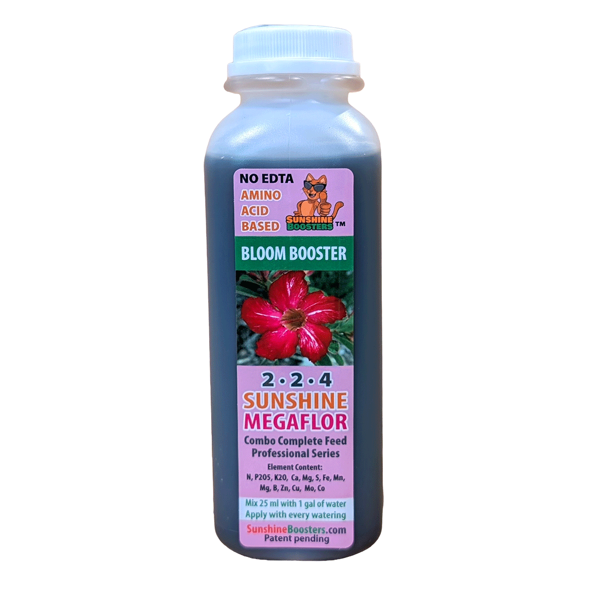 SUNSHINE Megaflor - Bloom Booster, 16 oz, fertilizer