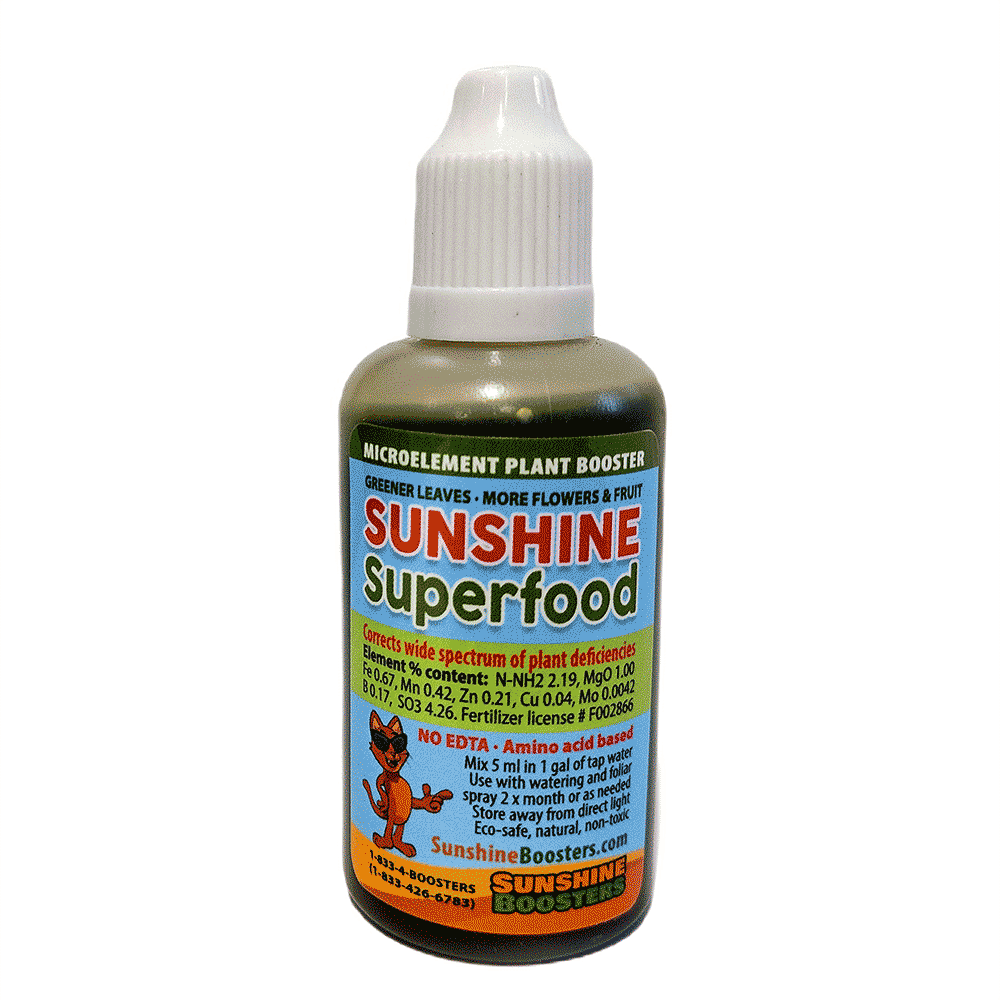 SUNSHINE SuperFood - Micro-element Plant Booster, 50 ml