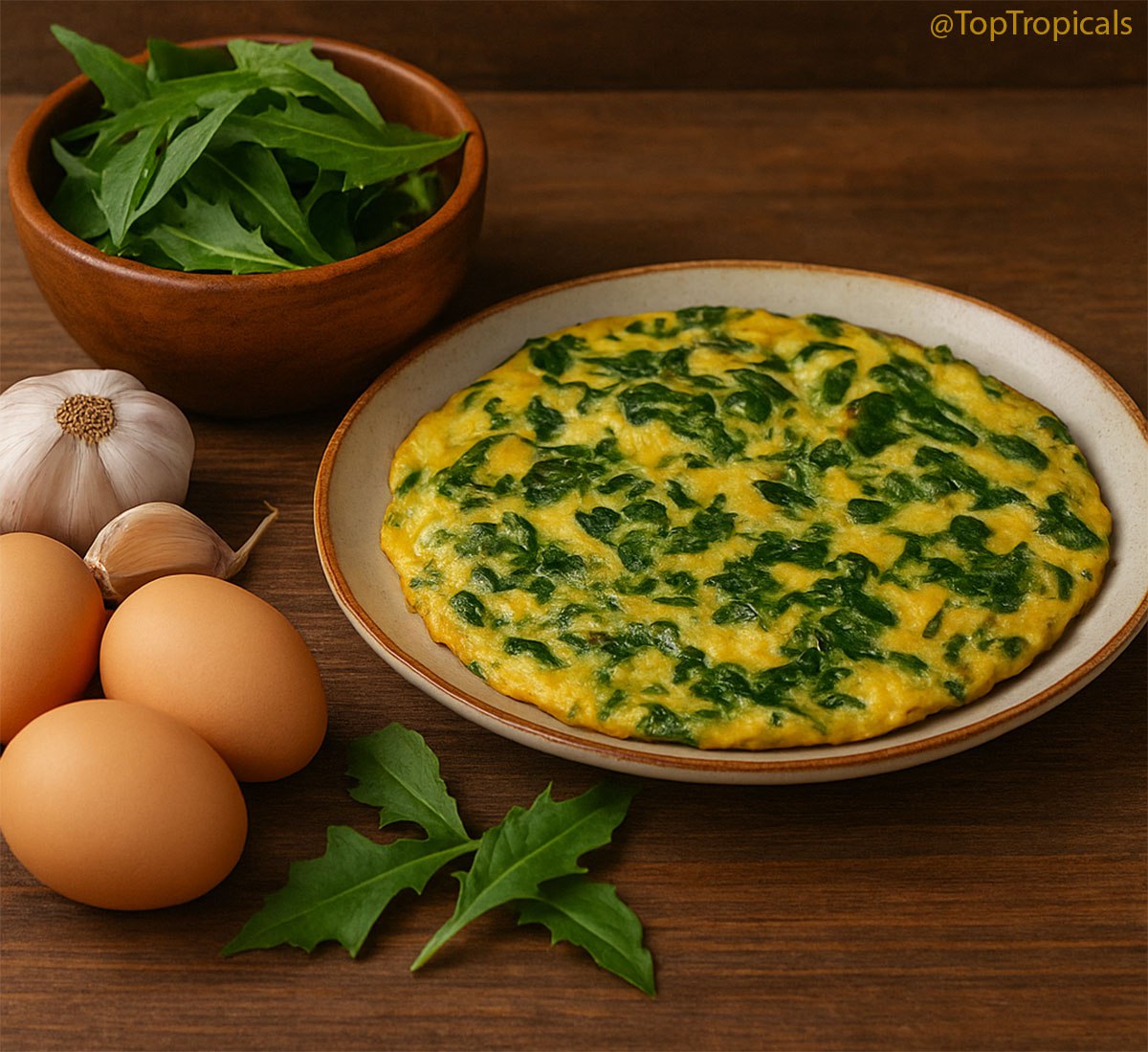 Longevity spinach omelet Longevity spinach omelet