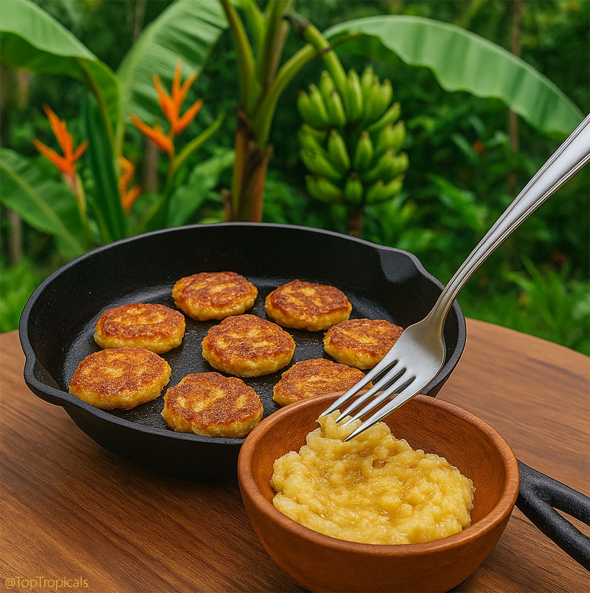 Banana skillet fritters: quick-n-fun exotic recipes Banana skillet fritters: quick-n-fun exotic recipes