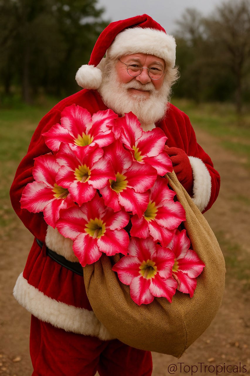 Want Christmas in Summer? Santa is packing flowers this year! 