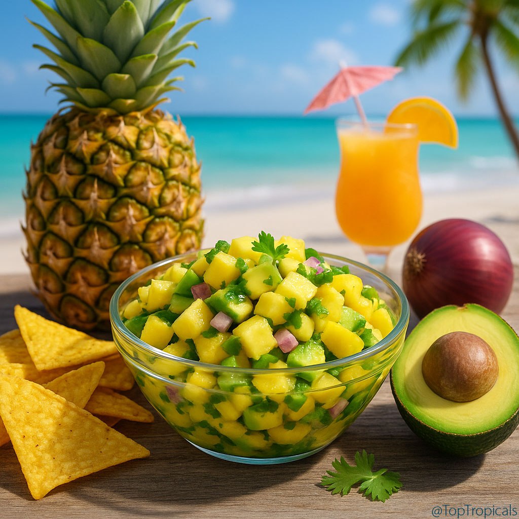 Avocado pineapple salsa