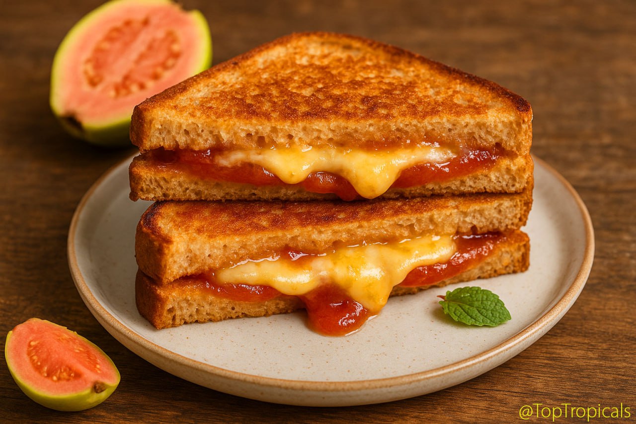 Guava grilled cheese