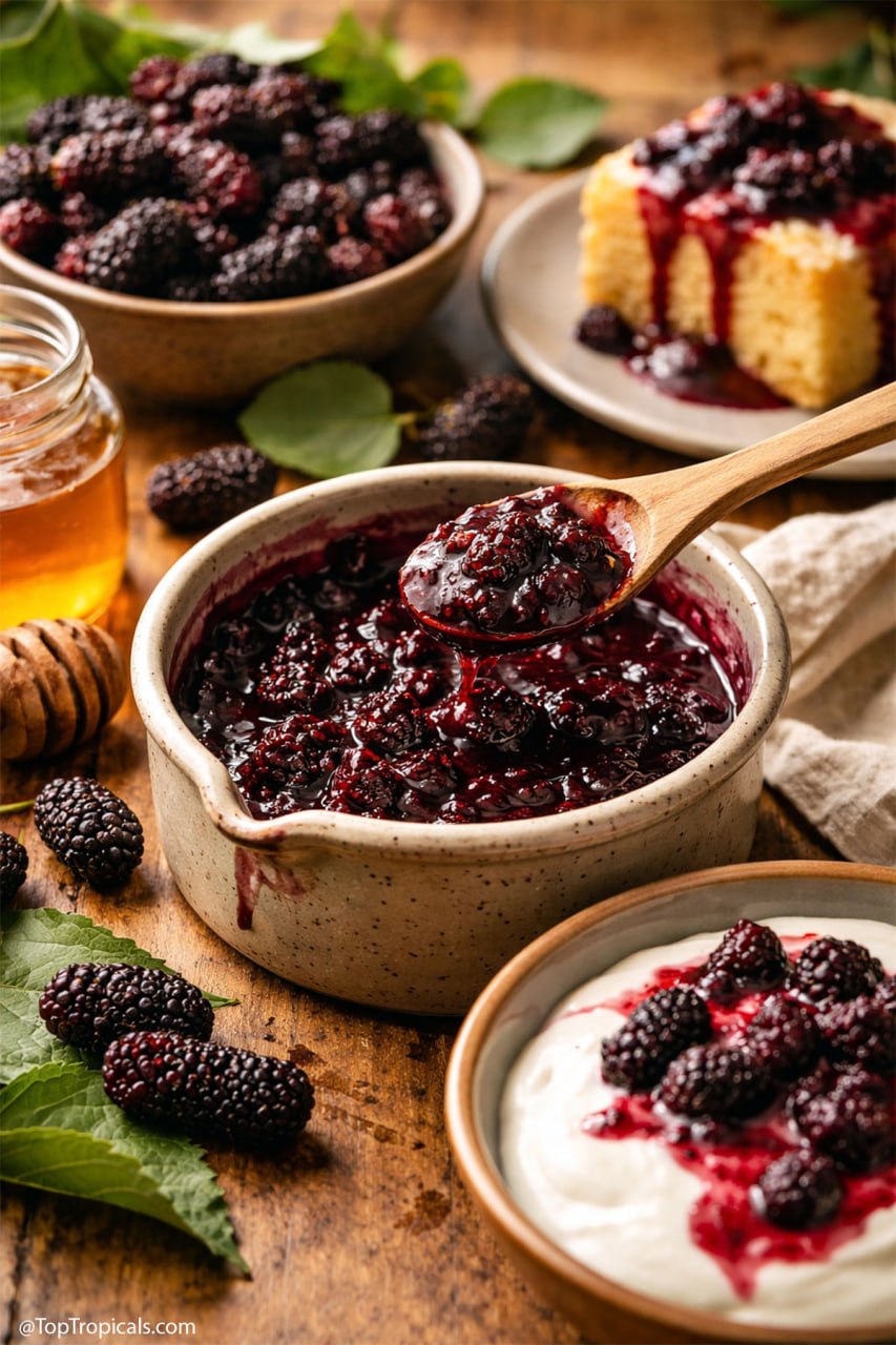 Mulberry stovetop sauce: quick-n-fun exotic recipes Mulberry stovetop sauce: quick-n-fun exotic recipes