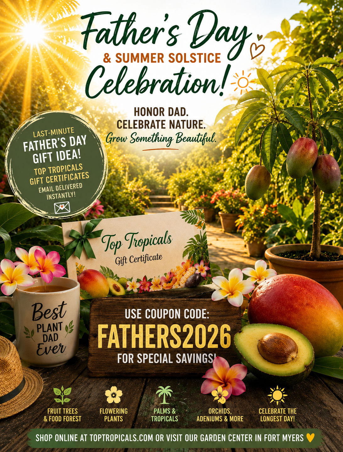 Father's Day & Summer Solstice Discount Father's Day & Summer Solstice Discount