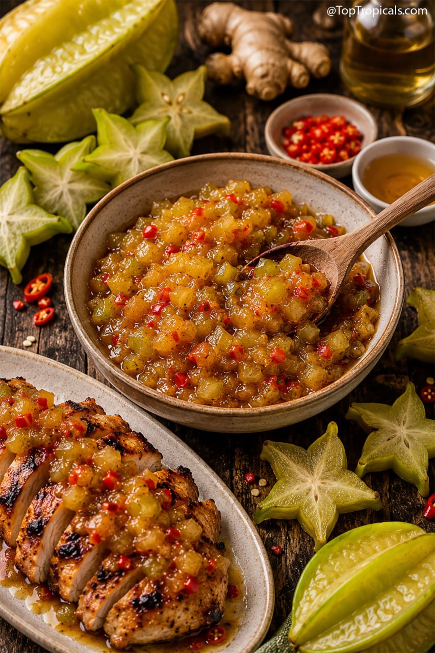 Star fruit chili relish: quick-n-fun exotic recipes Star fruit chili relish: quick-n-fun exotic recipes