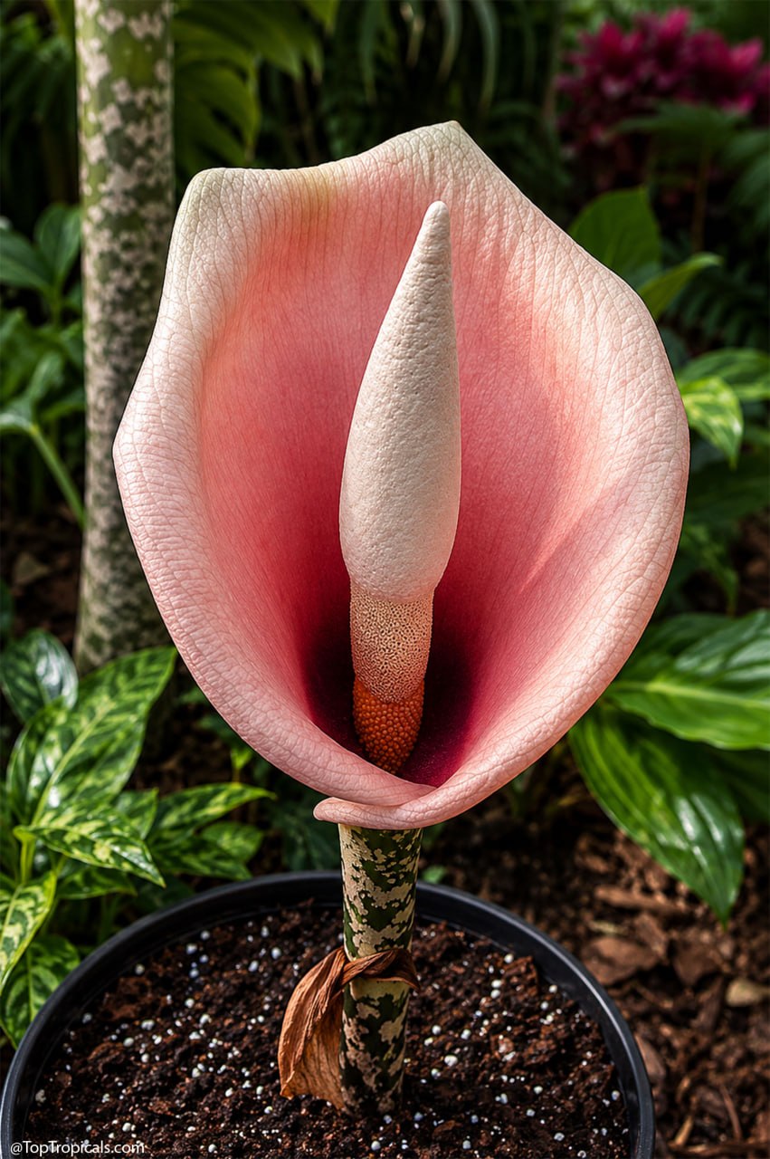 Amorphophallus bulbifer flower Amorphophallus bulbifer flower
