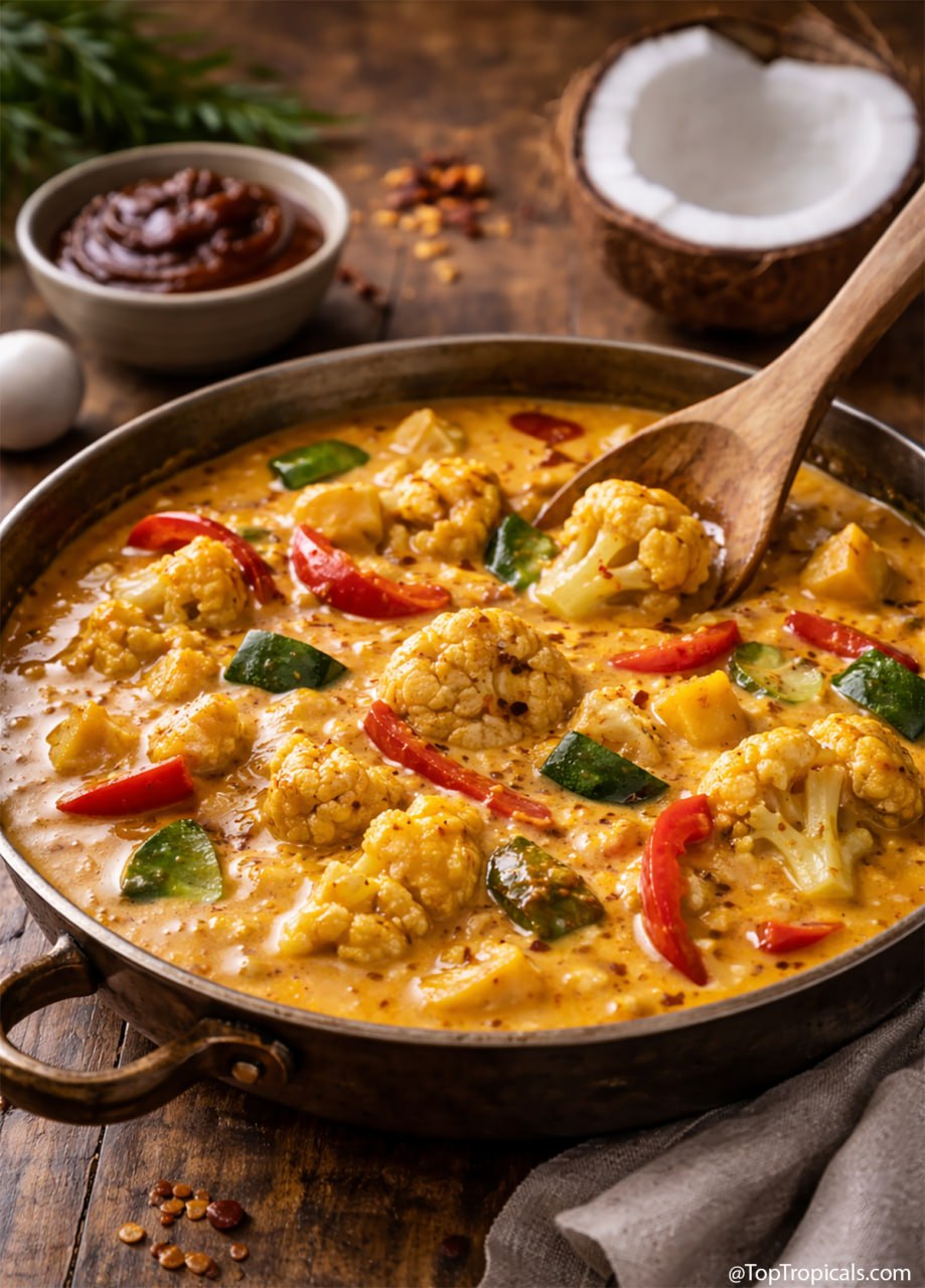 Tamarind coconut curry: Tamarind coconut curry: