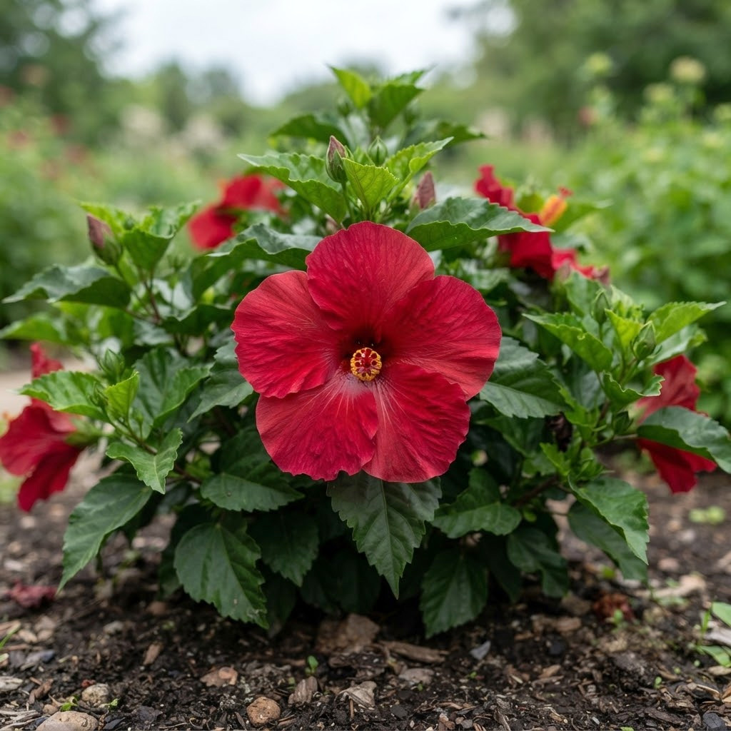 Flowering plant fed with Green Magic