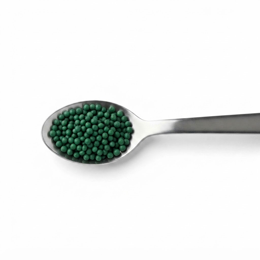 One teaspoon of Green Magic fertilizer