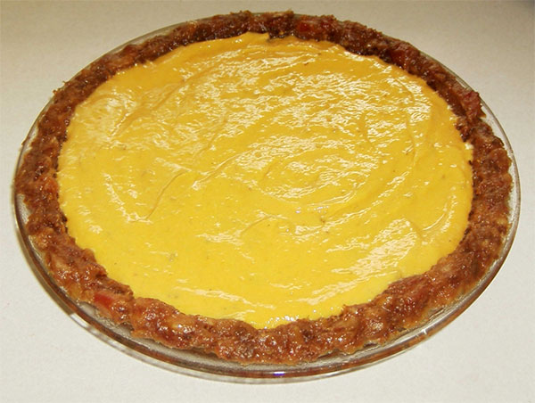 Canistel pie