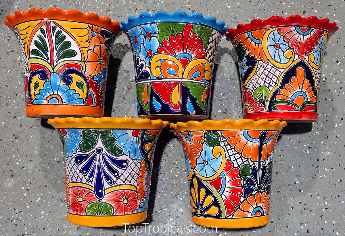 Colorful Mexican Clay Pottery