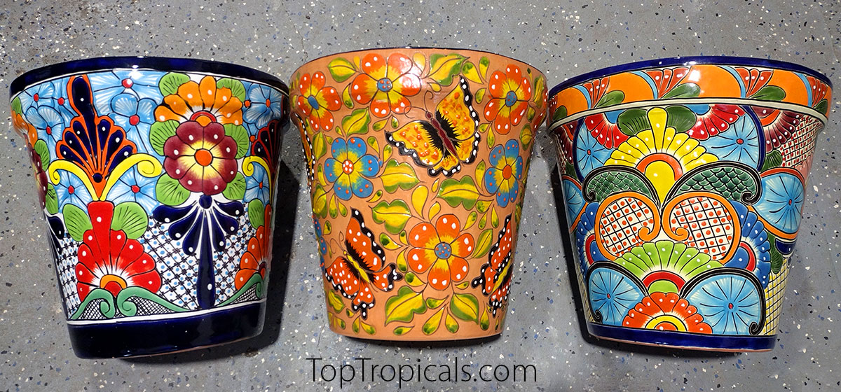 Colorful Mexican Clay Pottery