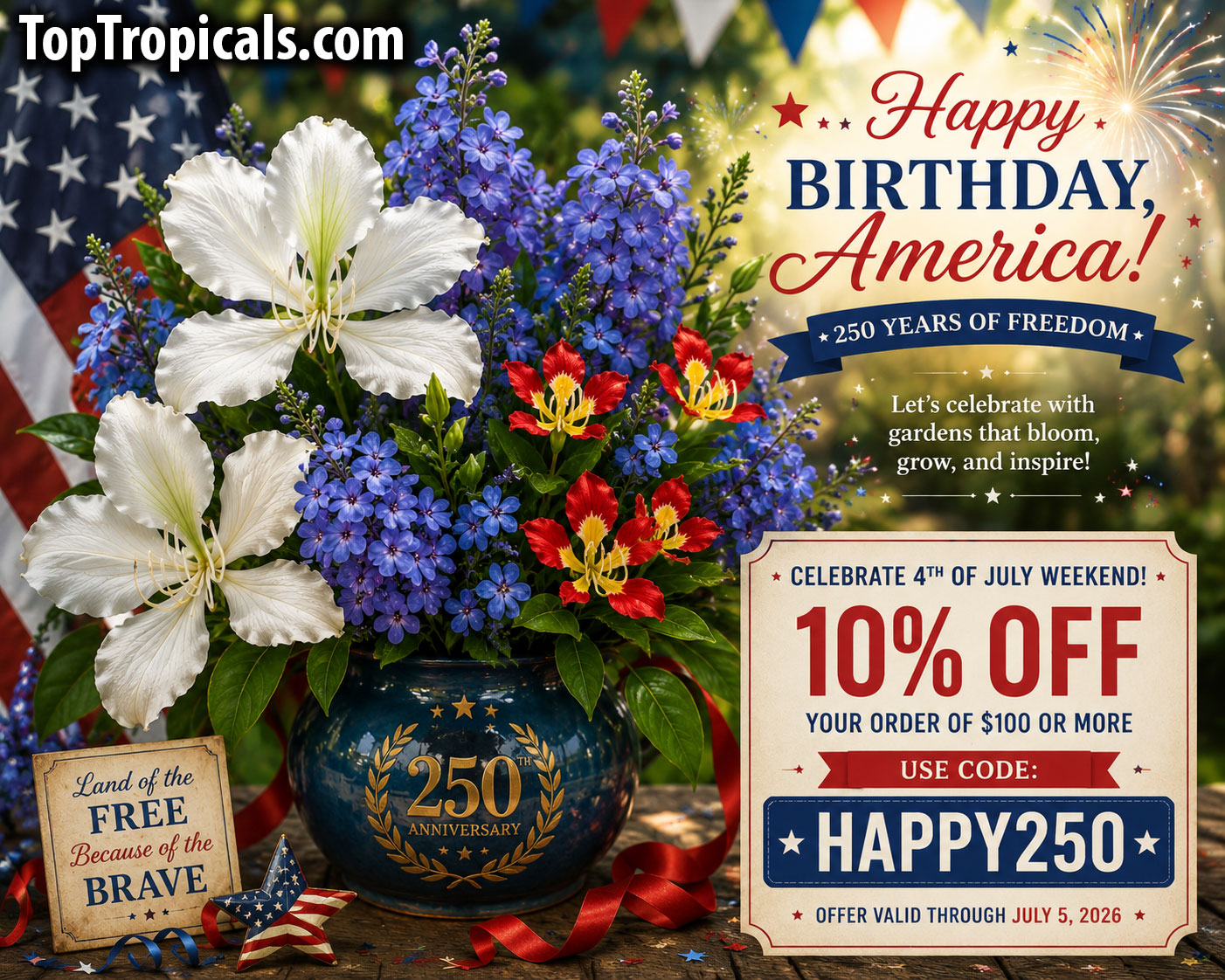 Happy 250th Birthday, America!