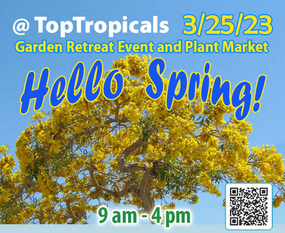 Hello Spring! Plant Market at Top Tropicals