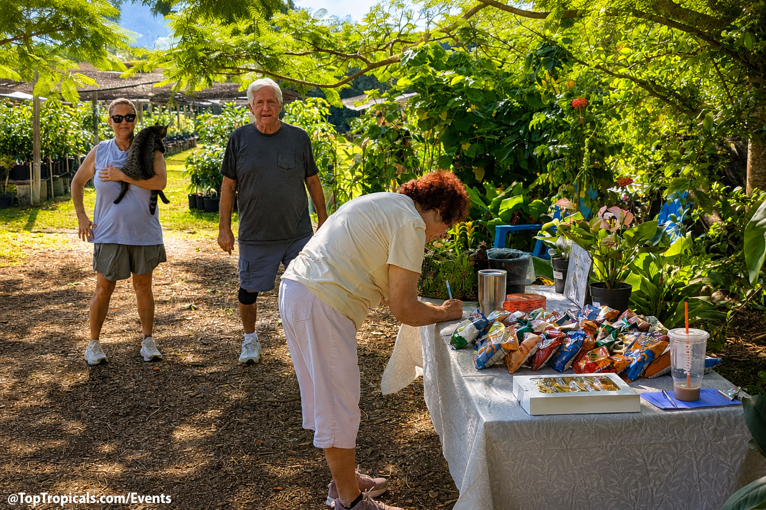 Summer Solstice Plant Market and Father's Day at Top Tropicals on June 20, 2026 Summer Solstice Plant Market and Father's Day at Top Tropicals on June 20, 2026