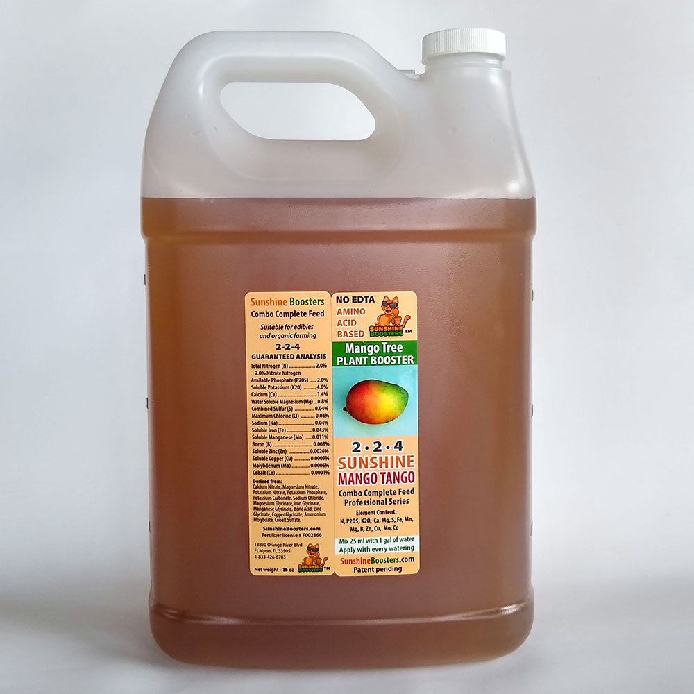 SUNSHINE Mango Tango - Mango Tree Booster, 1 gal, fertilizer