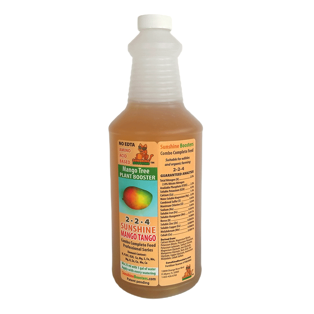 SUNSHINE Mango Tango - Mango Tree Booster, 1 qt, fertilizer