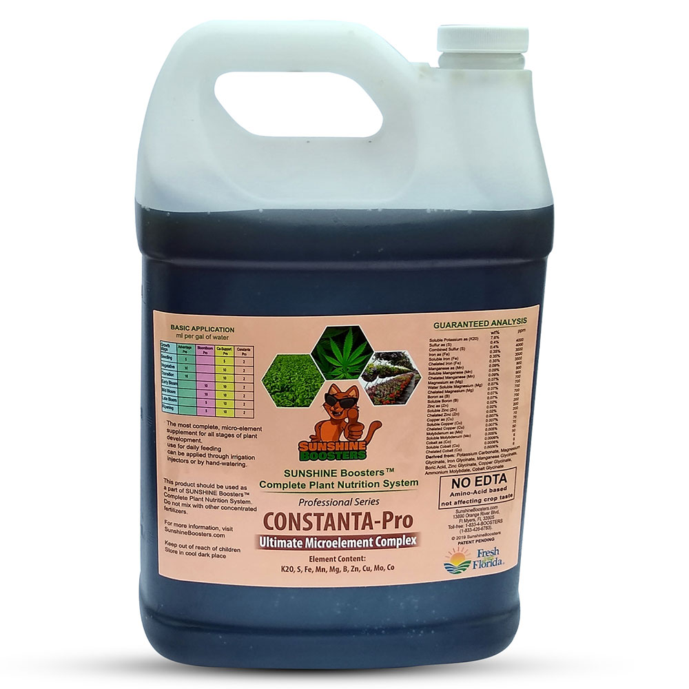 SUNSHINE Constanta PRO - Micro-element Plant Nutrition Booster, 1 gal, fertilizer