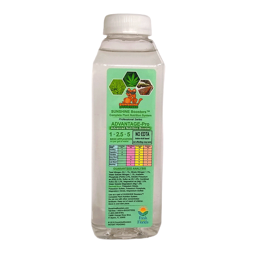 SUNSHINE Advantage PRO - Vegetative Nutrition Booster, 16 oz, fertilizer